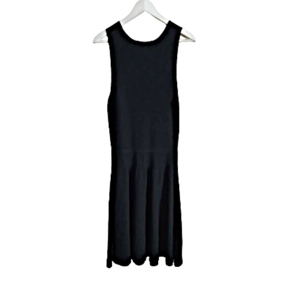 Monoprix Femme black sleeveless ponte dress - Picture 3 of 10